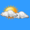 Partly cloudy, Dry